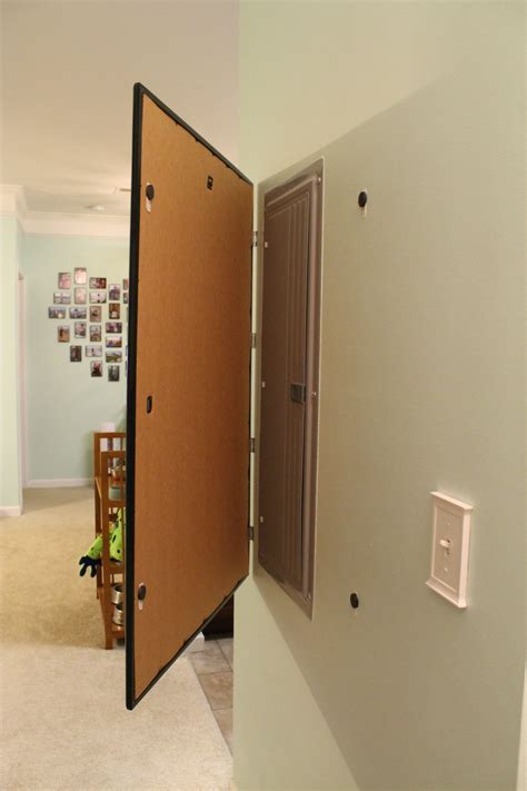 electrical panel cover Breaker Box Cover Decorative Door Hide 